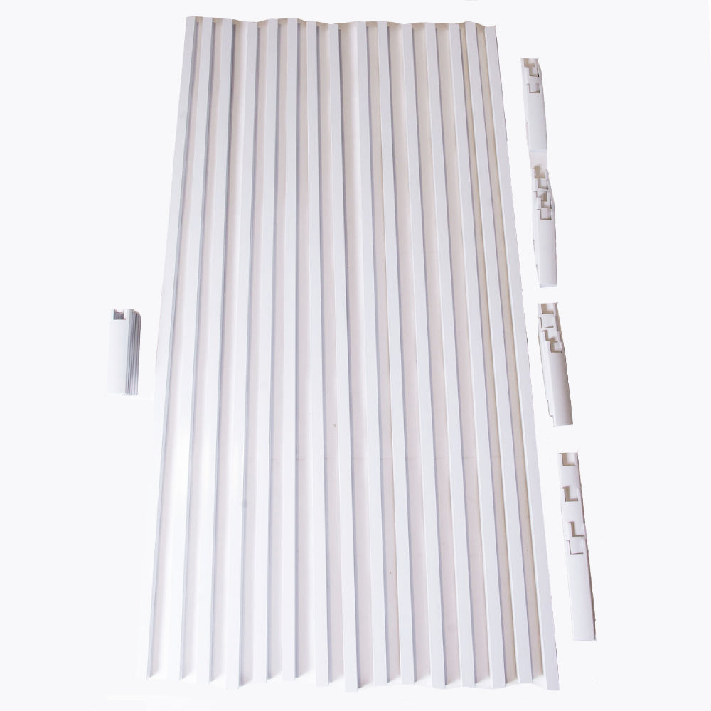 Vista Aluminum Rail Kit White