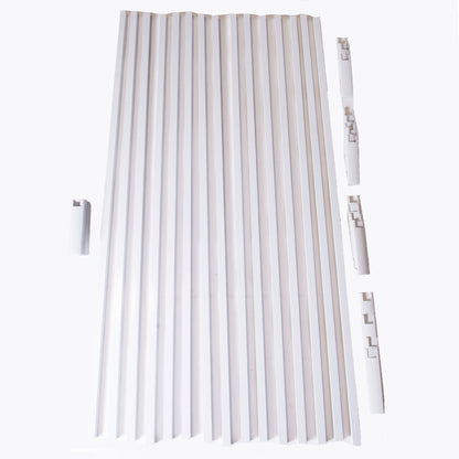 Vista Aluminum Rail Kit White