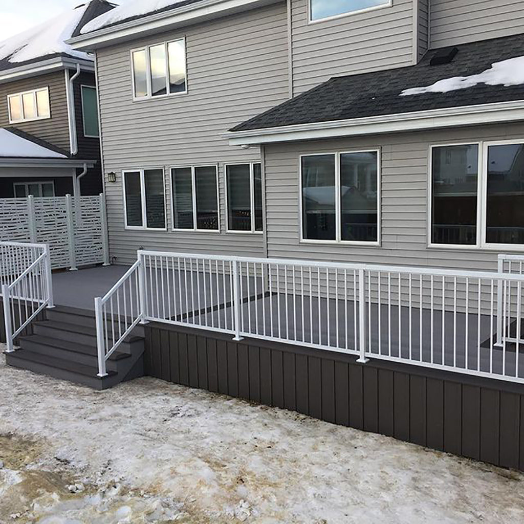 Vista Aluminum Post White