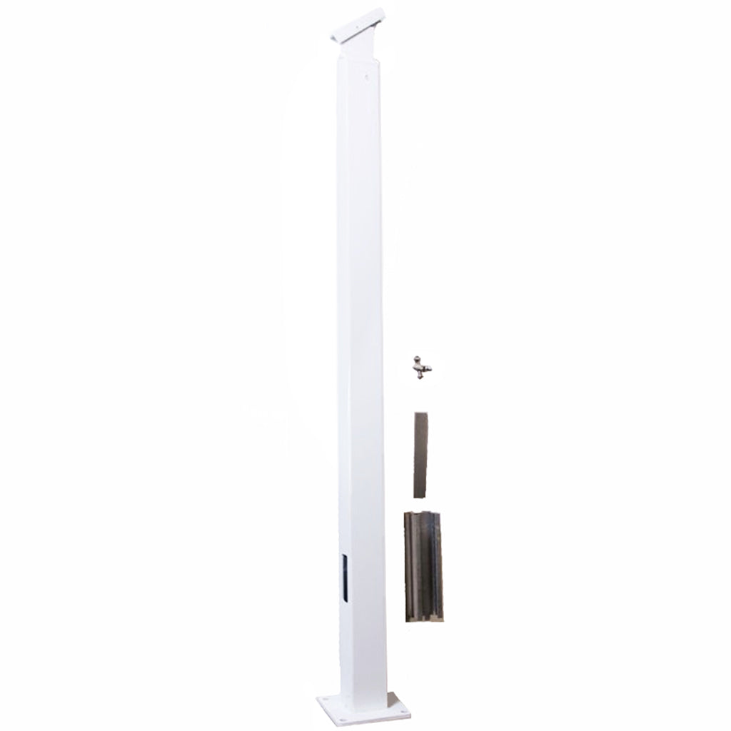 Vista Aluminum Post White