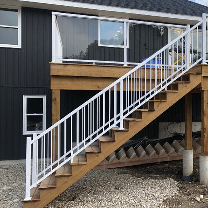 Vista Aluminum Post White