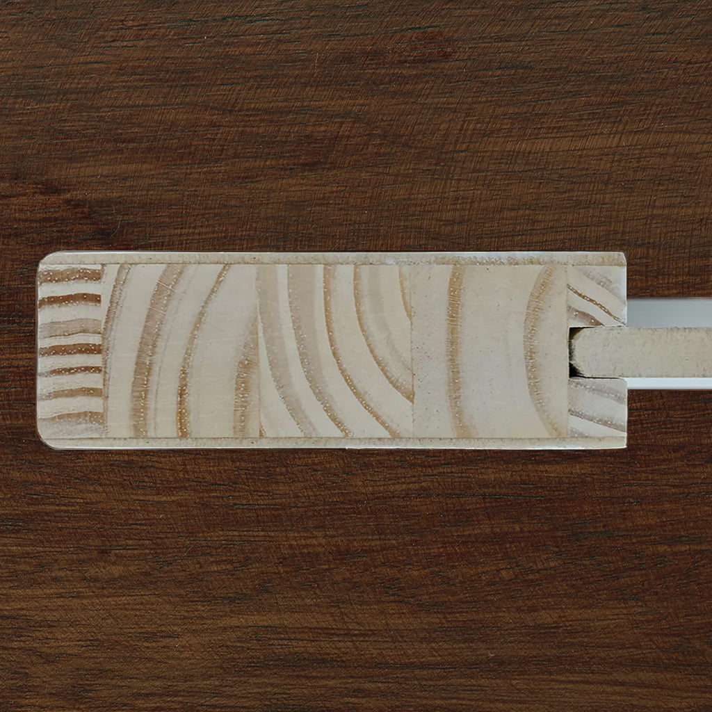 6-Panel Colonial White Interior Door Slab with Bore Hole