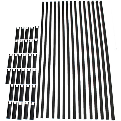 Vista Aluminum Rail Kit Black