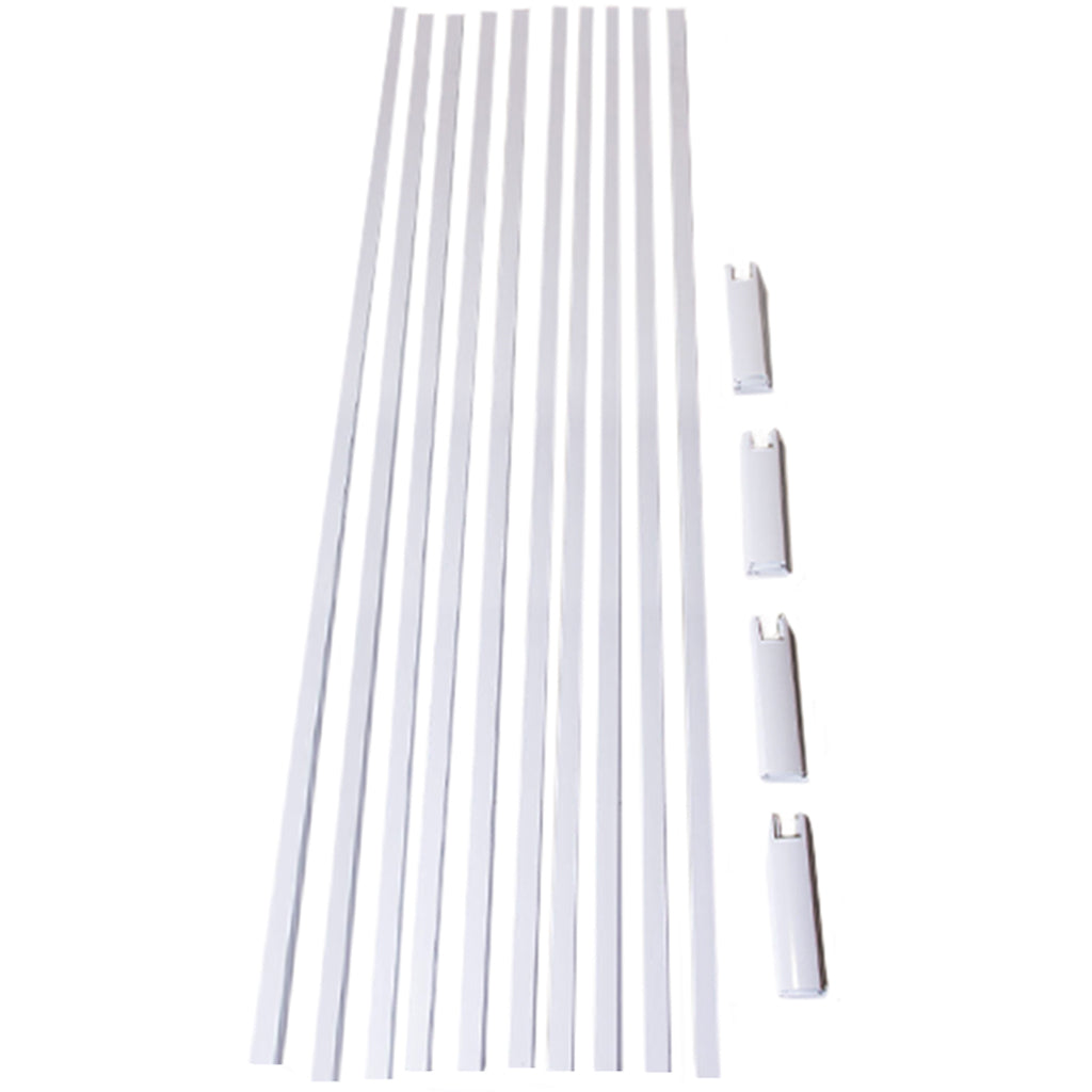 Vista Aluminum Rail Kit White