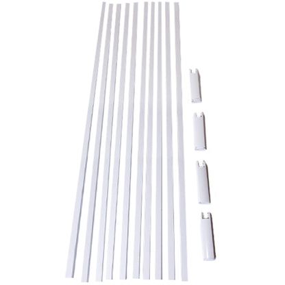 Vista Aluminum Rail Kit White