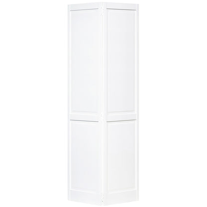 Traditional 4 Panel White  Solid Pine Core Bi-fold Door