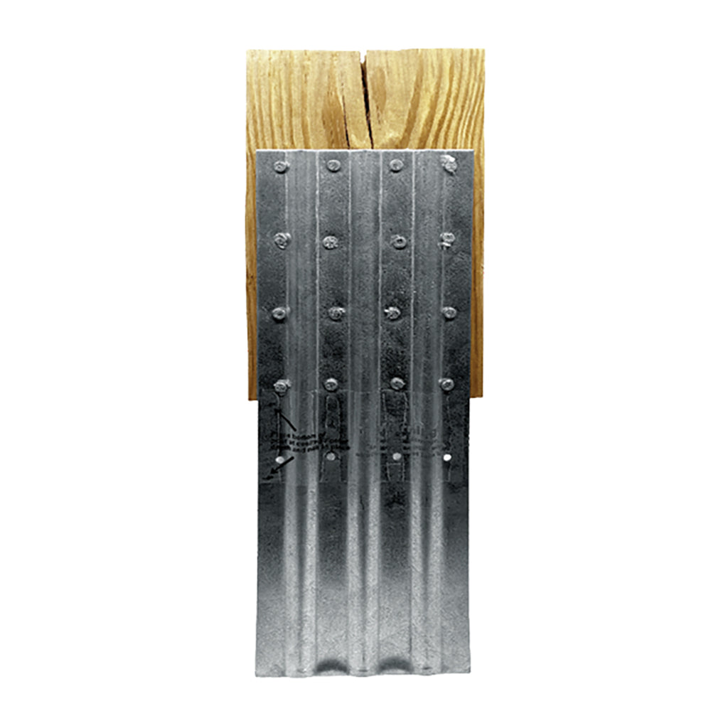 Atlas Galvanized Steel Post Foot Anchor for concrete (4-pieces)