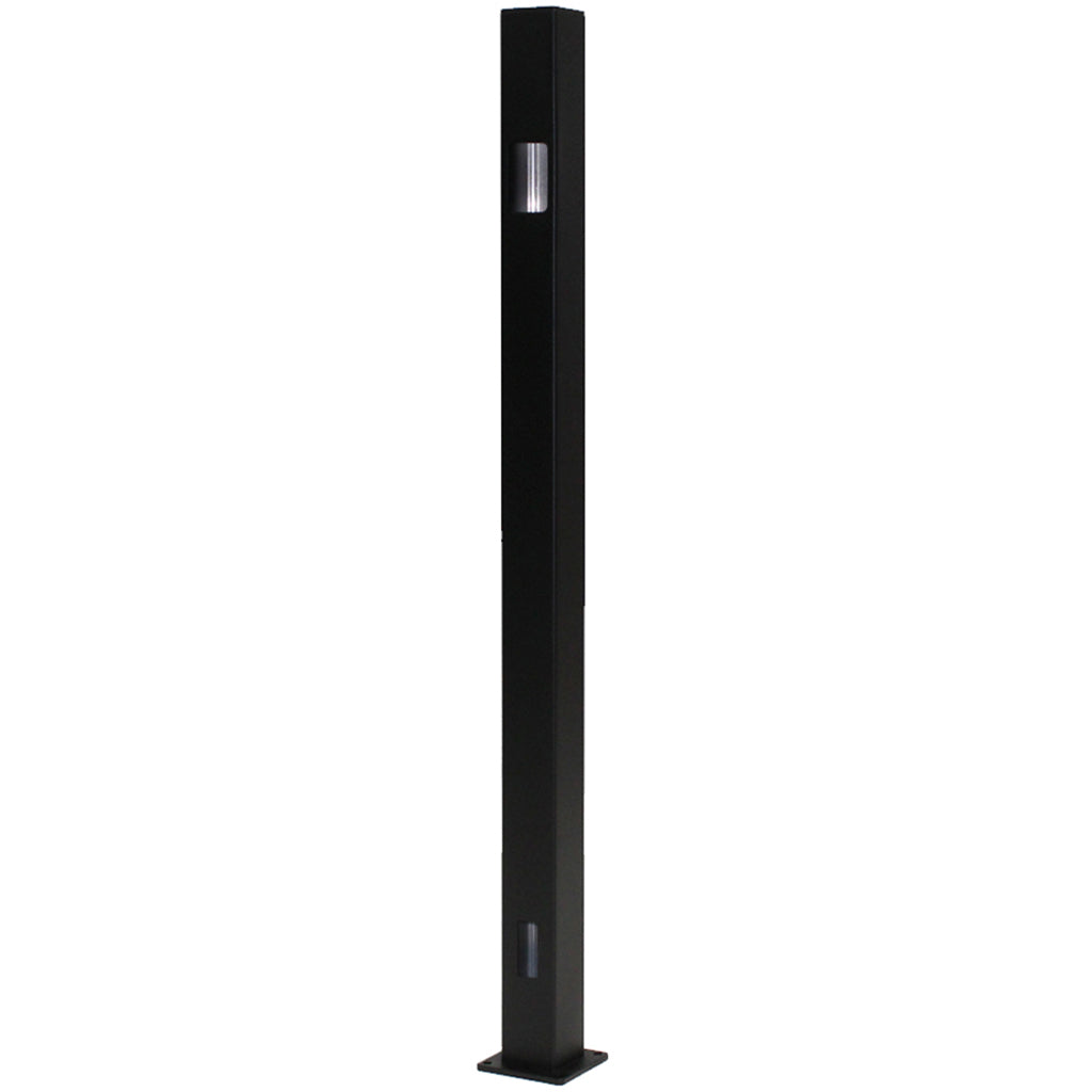 Vista Aluminum Post Black