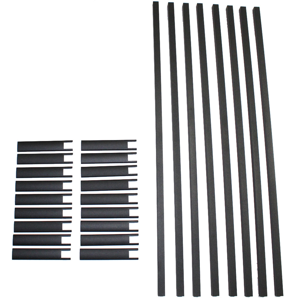 Vista Aluminum Rail Kit Black