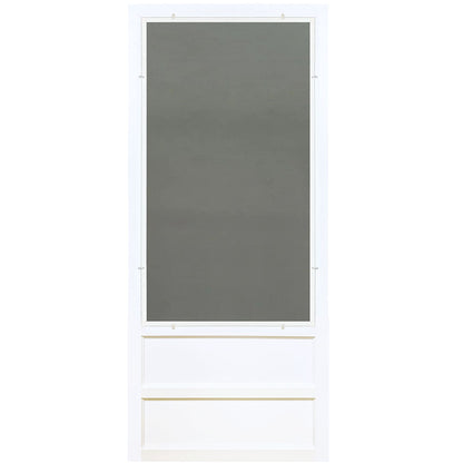 Open View White Vinyl Screen / Storm Door