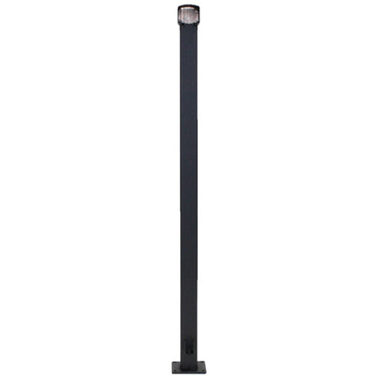 Vista Aluminum Post Black