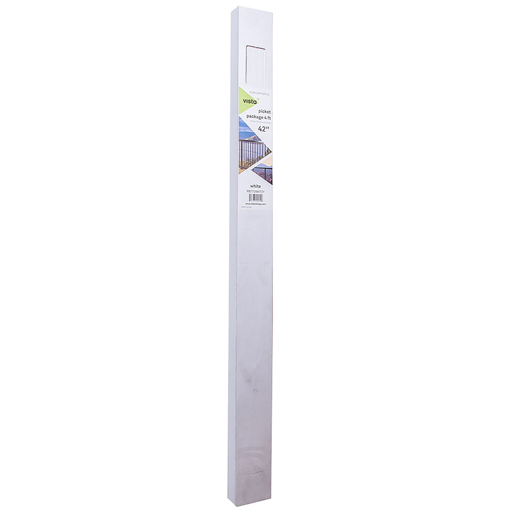 Vista Aluminum Rail Kit White