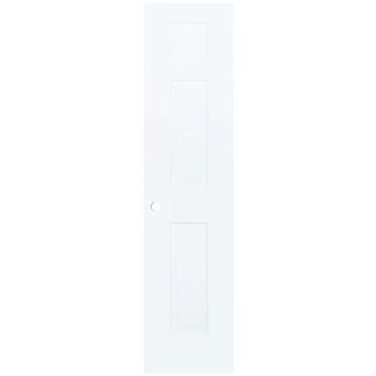 6-Panel Colonial White Interior Door Slab with Bore Hole