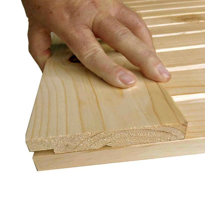 K-Bar Solid Pine Core Unfinished Interior Barn Door Slab DIY Kit