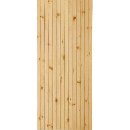 K-Bar Solid Pine Core Unfinished Interior Barn Door Slab DIY Kit