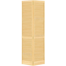 Traditional Louver Louver Solid Core  Unfinished Wood Bi-fold Door
