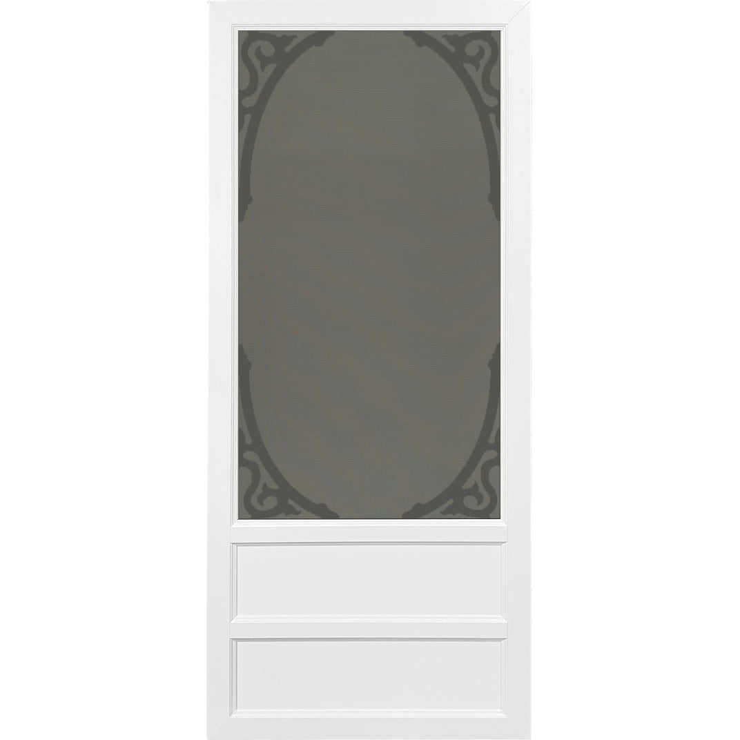 Screen/Storm Door Vinyl White Marianna