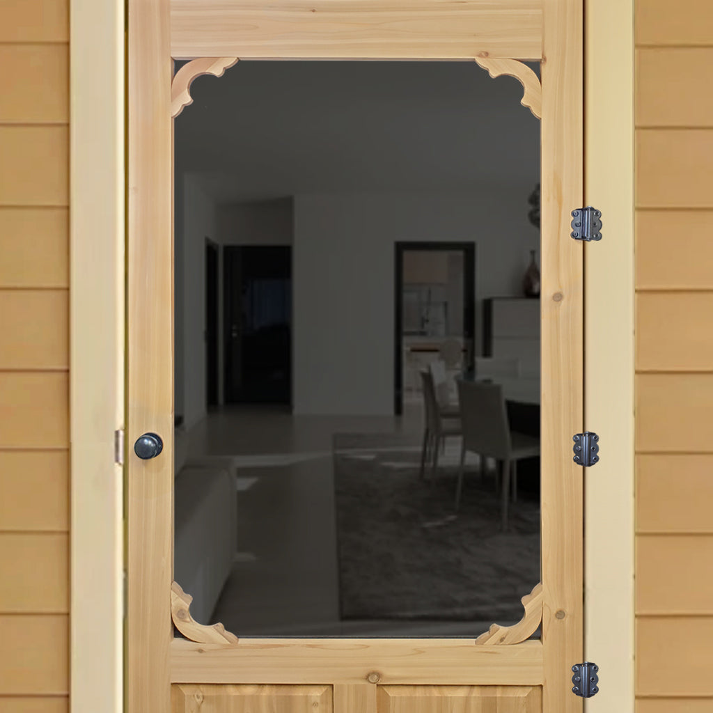 Hardware Screen Door 3-Hinge Self Closing