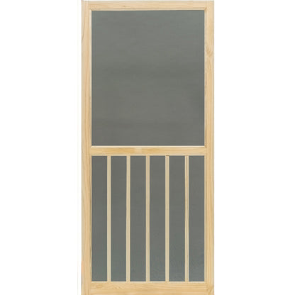 Screen Door Wood 5-Bar Stainable
