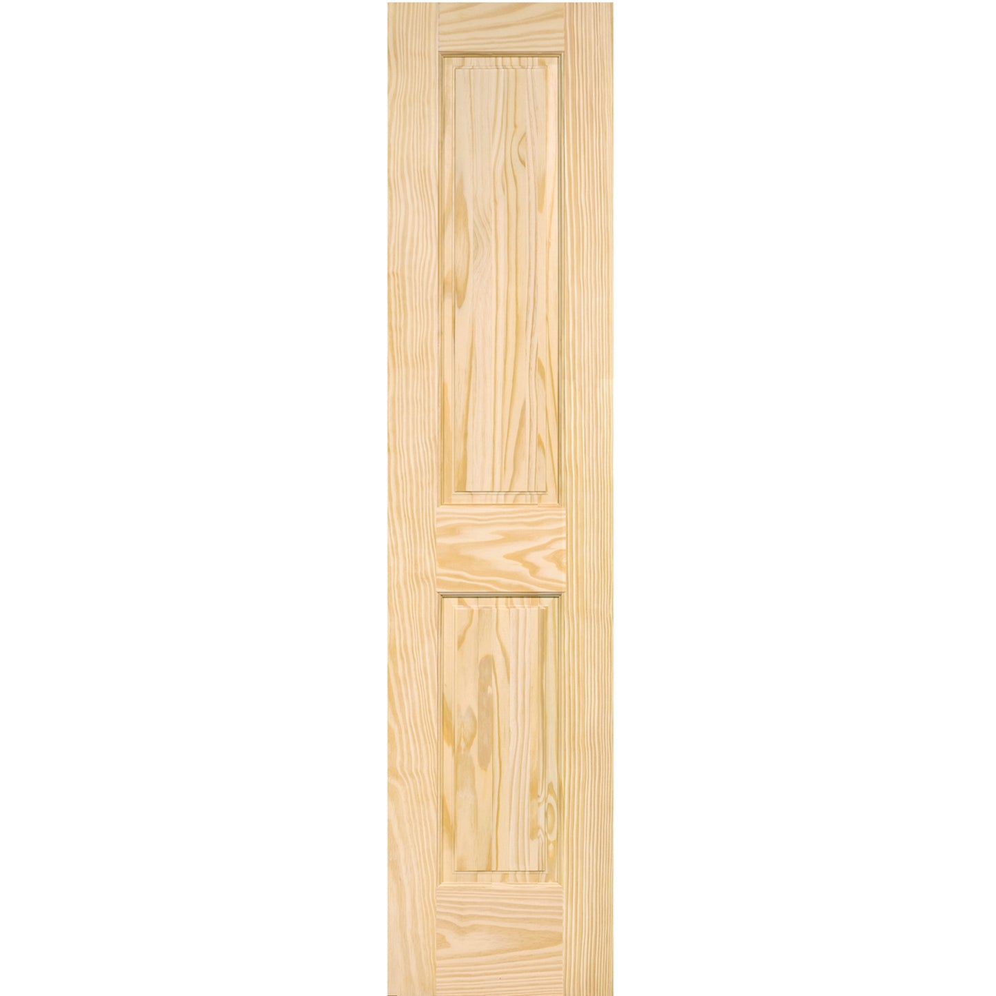 2-Panel Colonial Solid Pine Unfinished Interior Door Slab