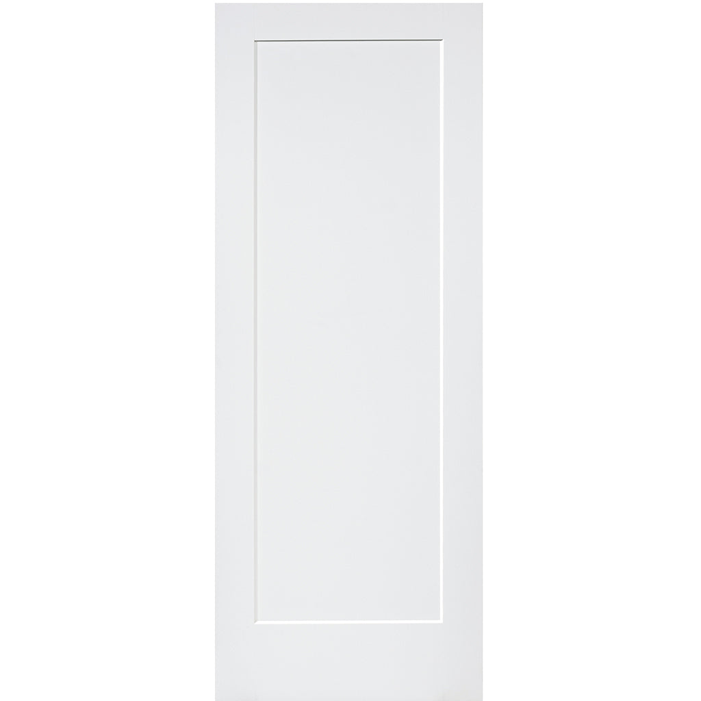 Shaker 1 Panel Solid Core White Interior Door Slab