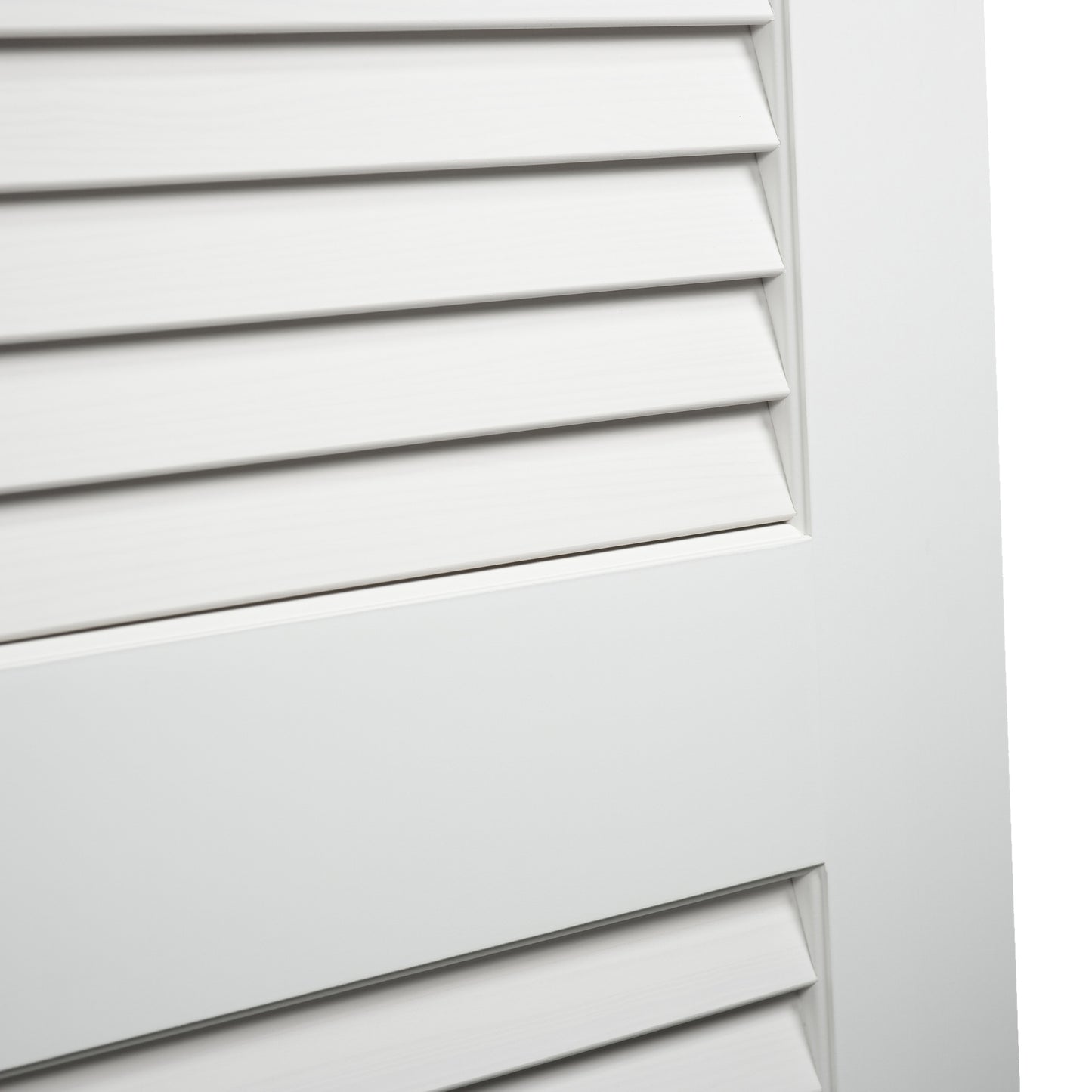 Plantation Louver Louver Solid Core White Interior Door Slab