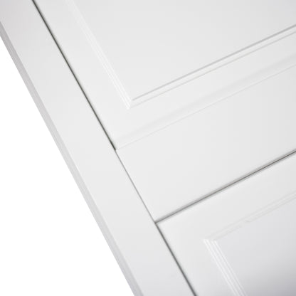 Traditional 6 Panel White  Solid Pine Core Bi-fold Door