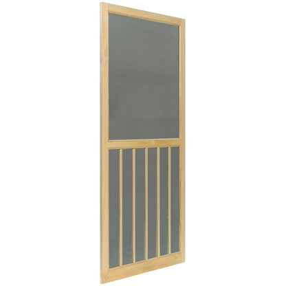 Screen Door Wood 5-Bar Stainable