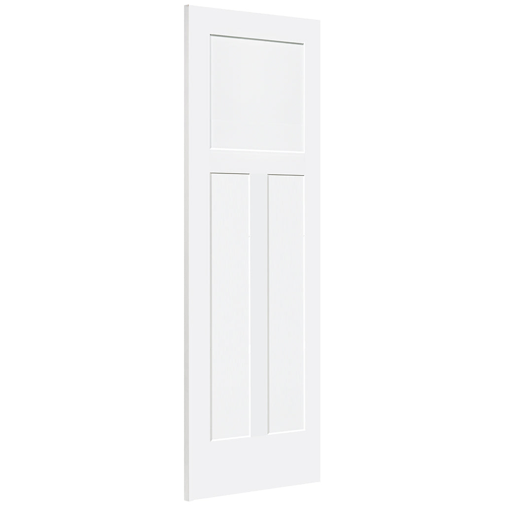 Shaker 1+2 Panel Solid Core White Interior Door Slab