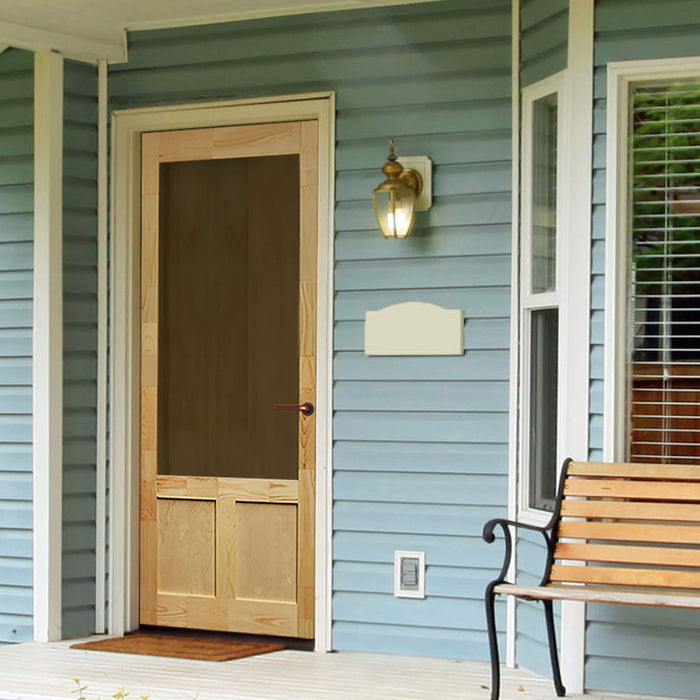 Screen/Storm Door Wood Elmwood