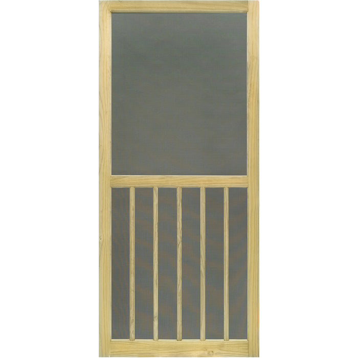 Screen Door Wood ACQ Treated 5-Bar Stainable
