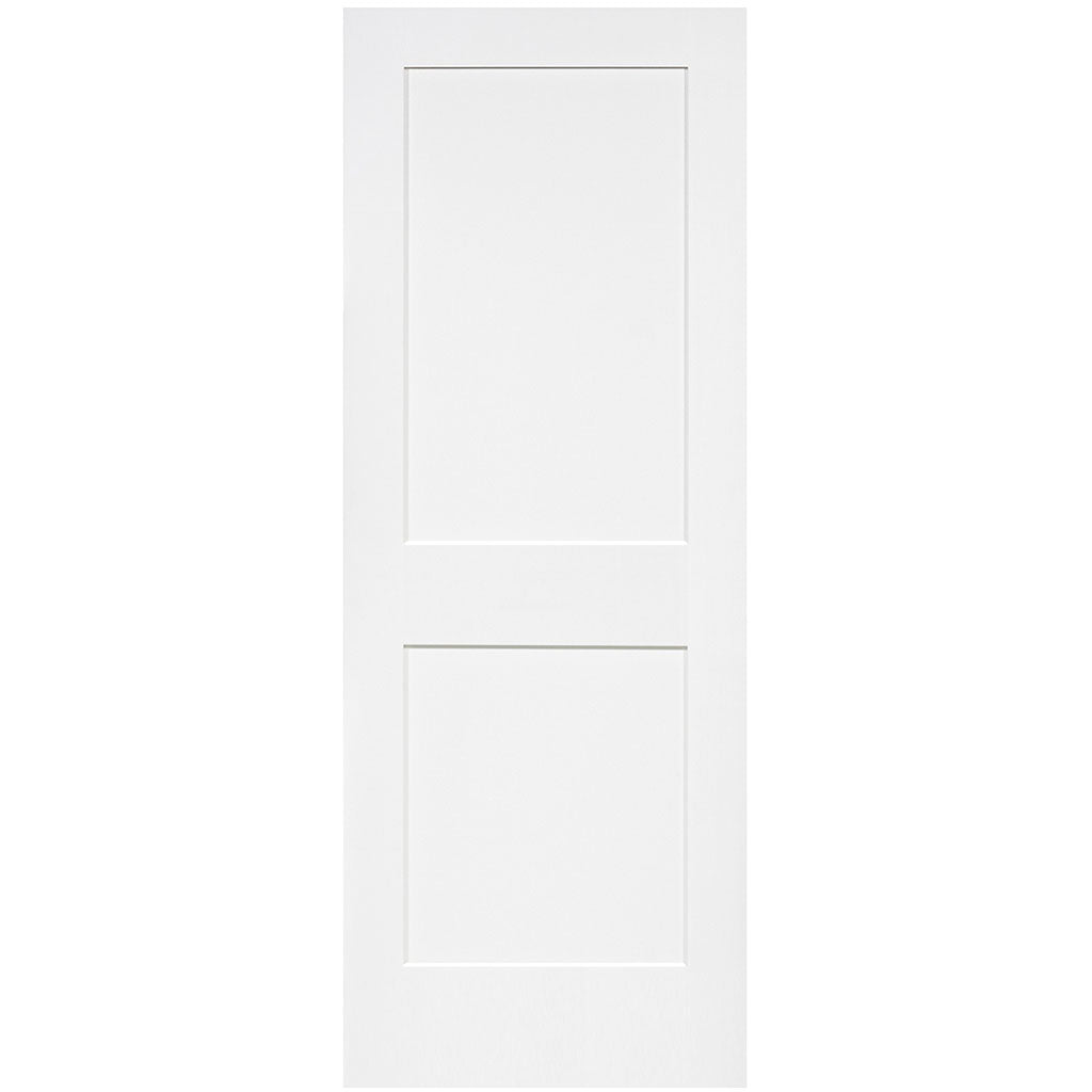 Shaker 2 Panel Solid Core White Interior Door Slab