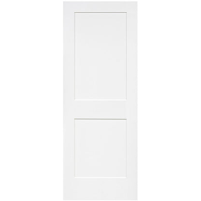 Shaker 2 Panel Solid Core White Interior Door Slab