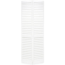 Plantation Louver Louver White  Solid Pine Core Bi-fold Door