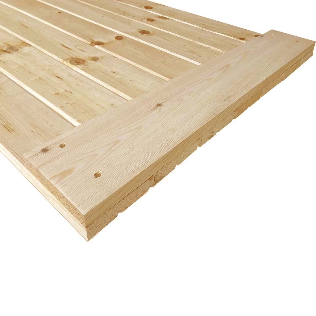 K-Bar Solid Pine Core Unfinished Interior Barn Door Slab DIY Kit