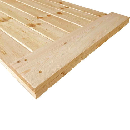 K-Bar Solid Pine Core Unfinished Interior Barn Door Slab DIY Kit