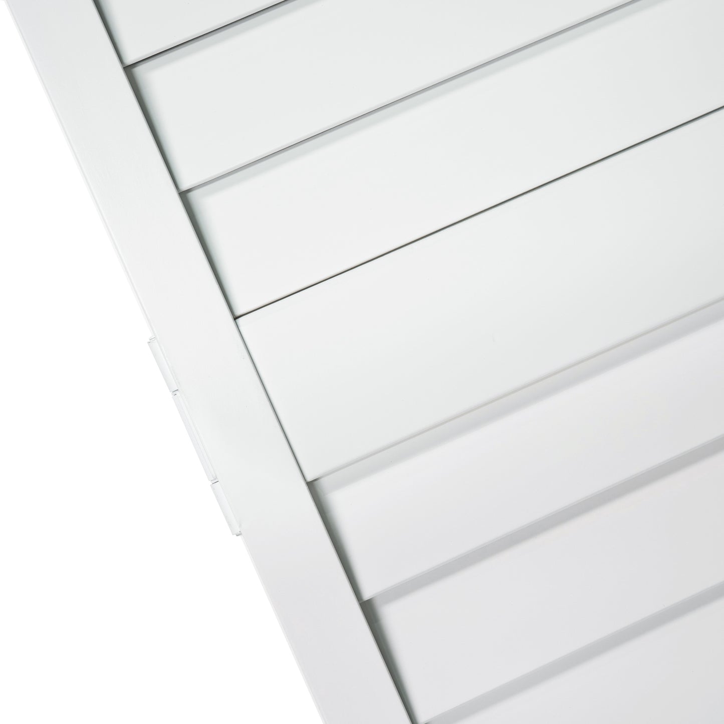 Plantation Louver Louver White  Solid Pine Core Bi-fold Door