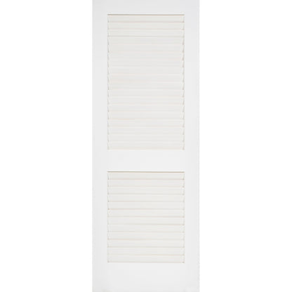 Plantation Louver Louver Solid Core White Interior Door Slab