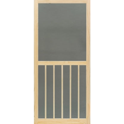 Screen Door Wood 5-Bar Stainable